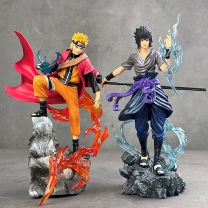 23cm Naruto & Sasuke Anime Figure