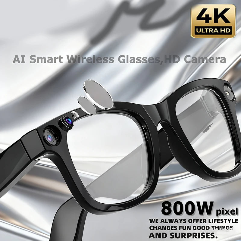 4K 800W Pixel Smart AI Glasses