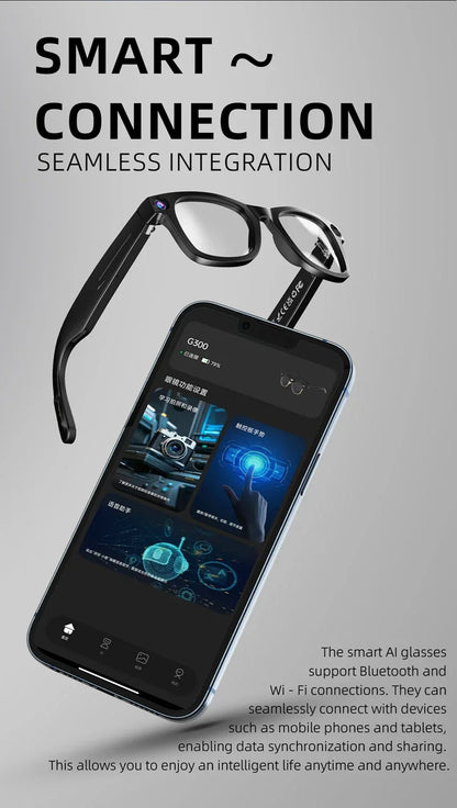4K 800W Pixel Smart AI Glasses